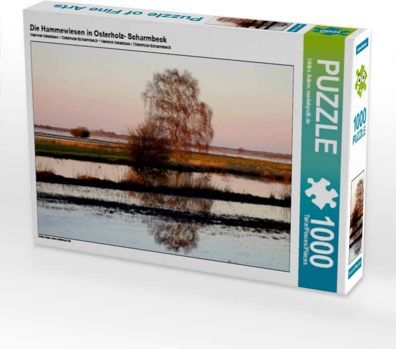Calvendo Die Hammewiesen in Osterholz- Scharmbeck 1000 Teile Puzzle quer 640x480mm, Adam Ulrike; 7400135