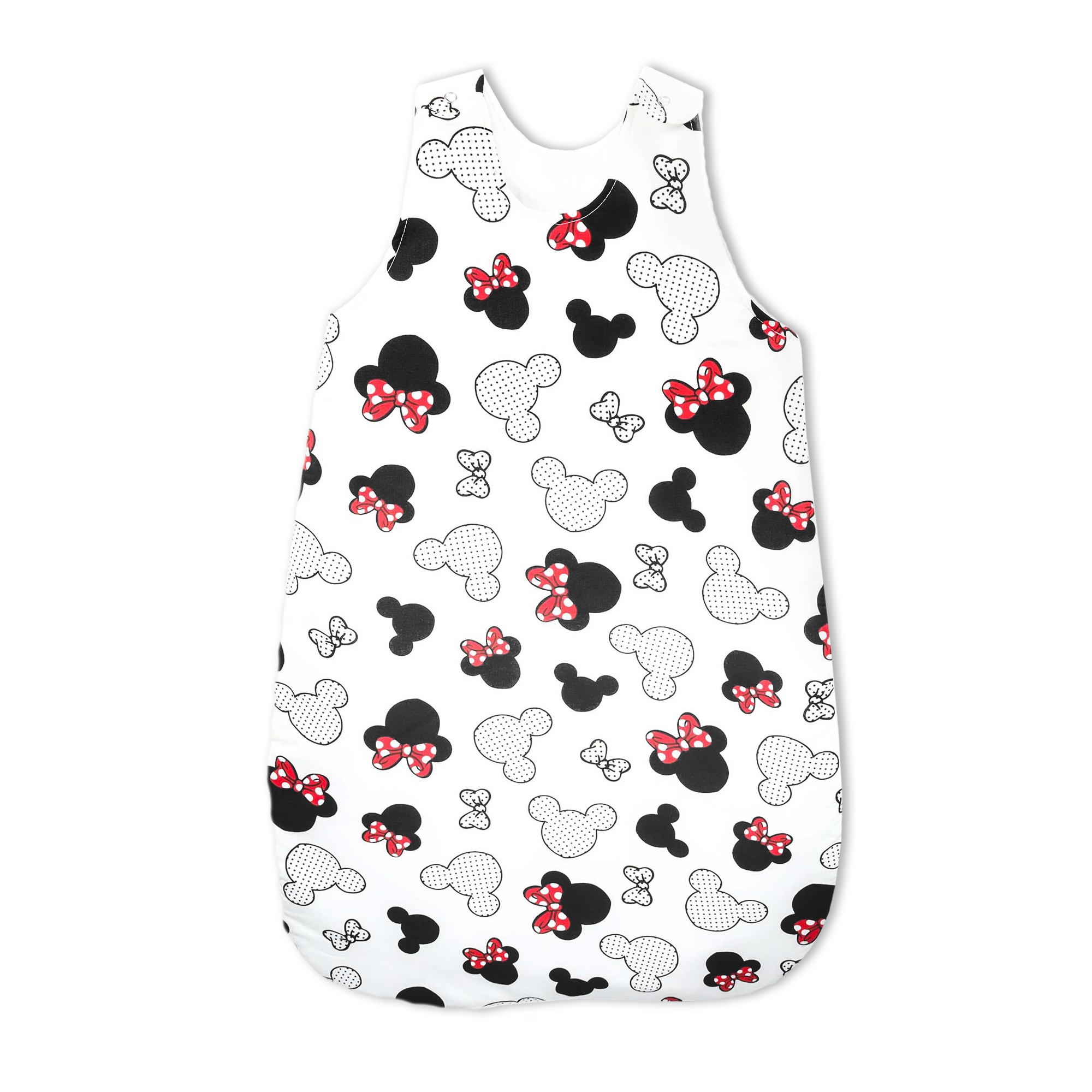 Mickey Maus  Minnie Maus  Schlafsack  Rot oder Schwarz   Größe 70 Größe 90 