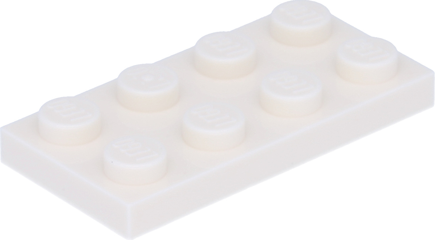 Lego® 100 kusov 3020 Dosky Dosky 2x4 časť Basic 100 biela