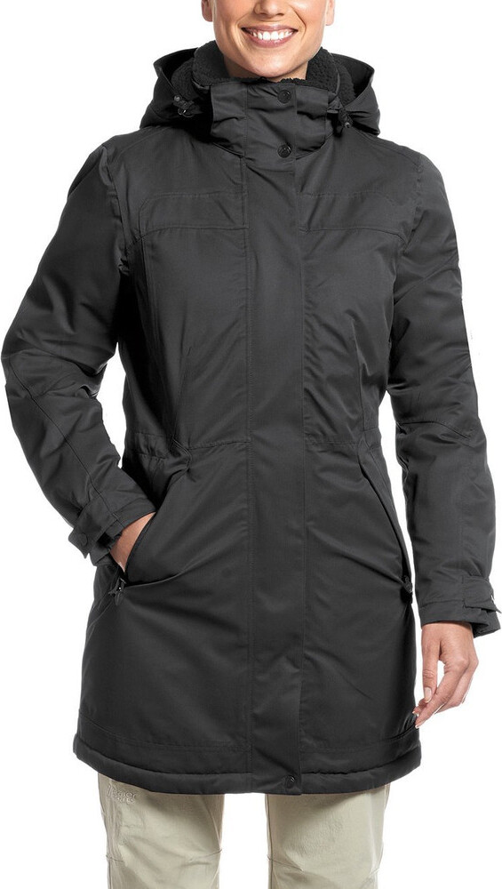 Functional Outdoor Coat with Removable Hood: Waterproof, Windproof, and Warm