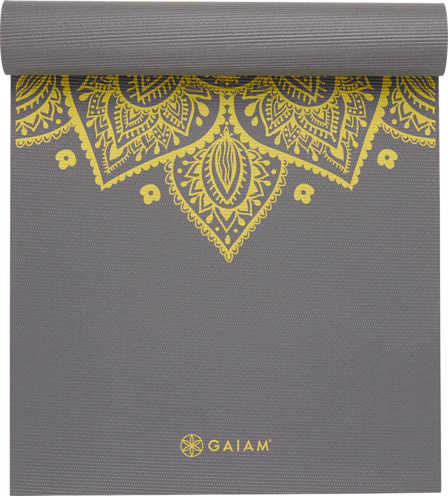 Gaiam 6MM YOGA MAT CITRON SUNDIAL CITRON SUNDIAL CITRON SUNDIAL ONESIZE 1071738