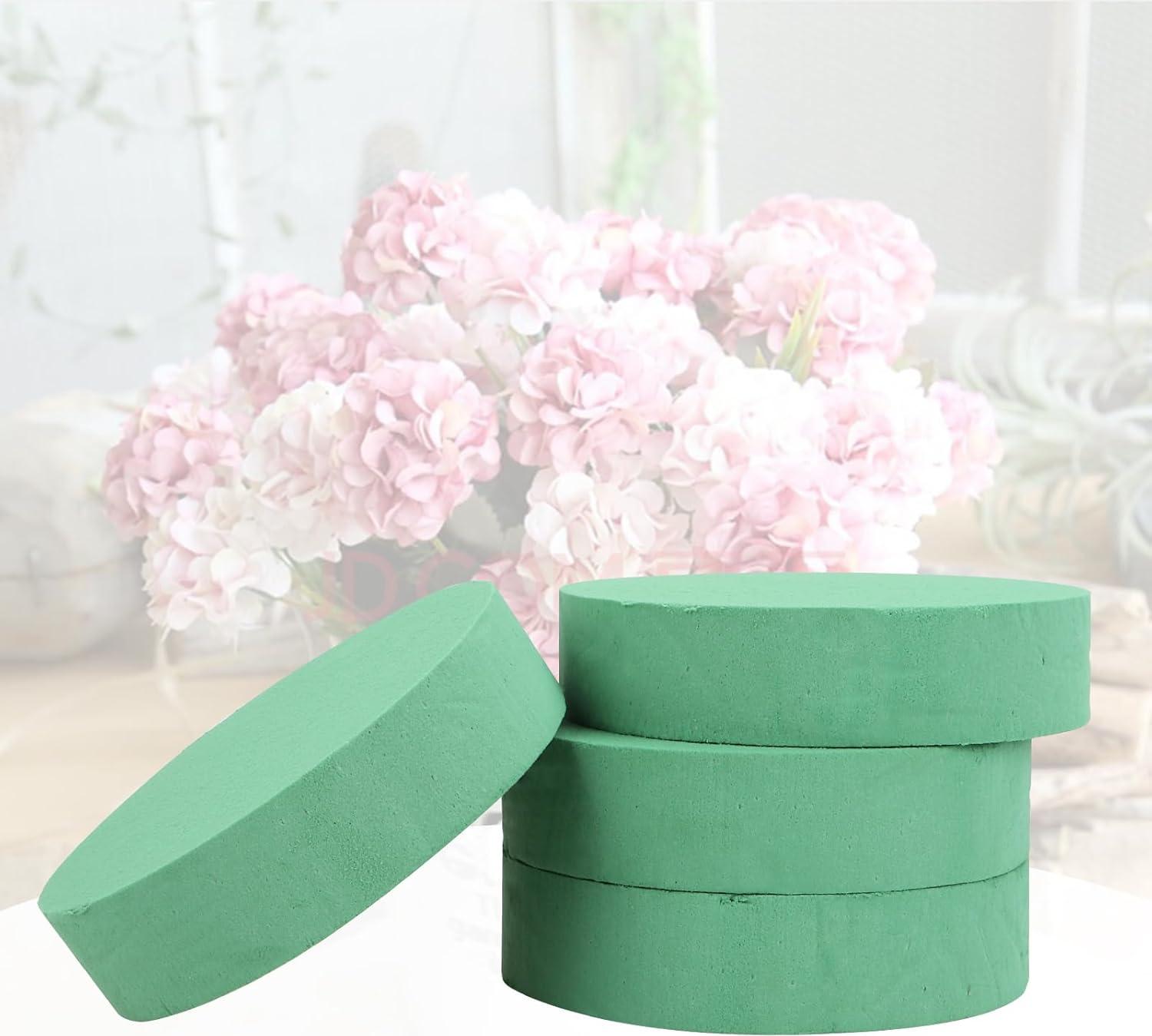 Markenlos Rundes Steckschaum 16 Stück - 165 x 4 cm - grüner Steckschaum für Blumen - frische Blumen Steckschaum - Basteln Hochzeiten Geburtstage 2026