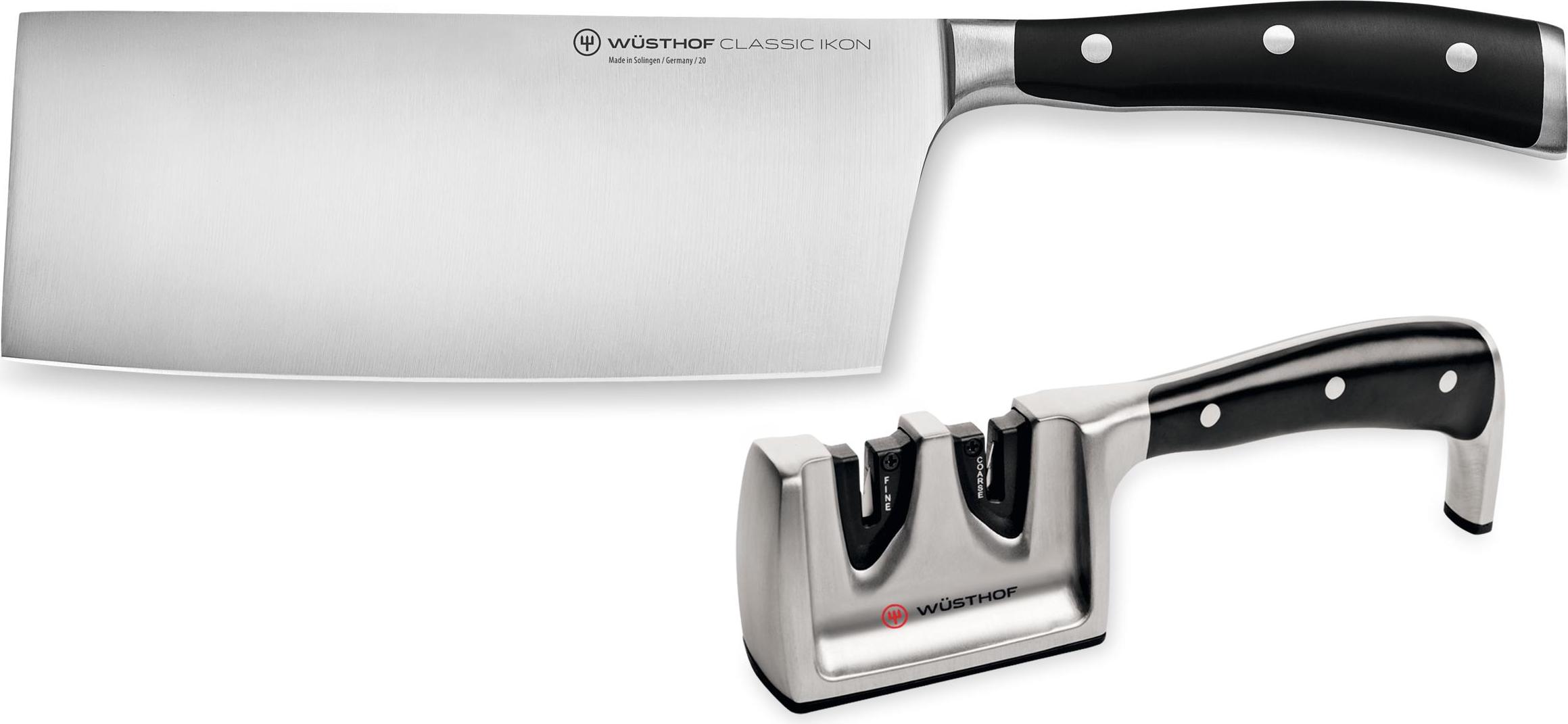 Wüsthof Wusthof Kochmesser und Schleiferset Classic Ikon 2-teilig 1120360203