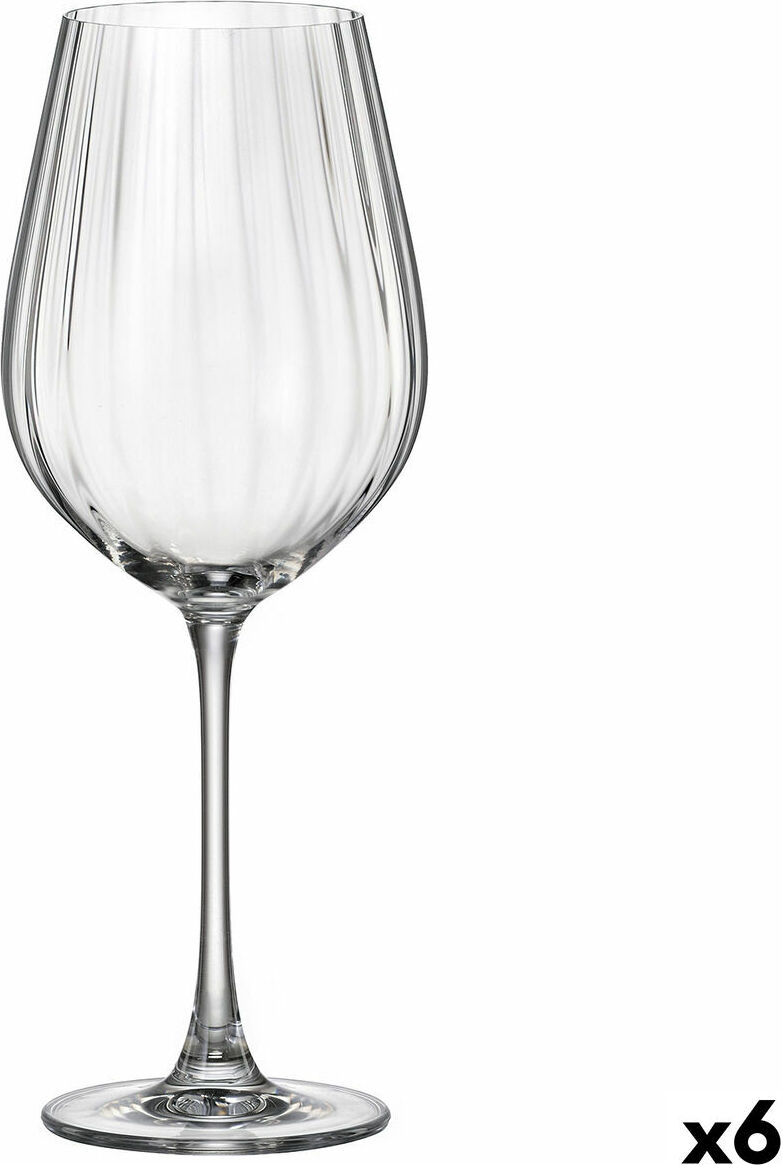 Weinglas Bohemia Crystal Optik Transparent 650 ml 6 Stück - Marke: Bohemia Crystal --- EAN: 8414793713948 Optic