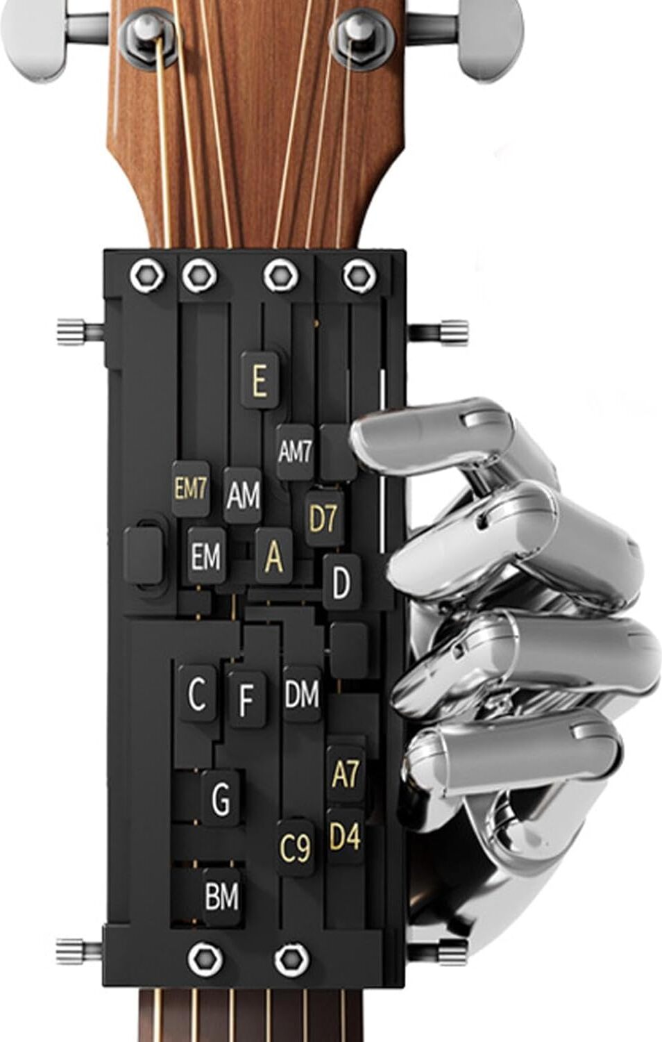 Gitarren Akkord Trainer - Griffhilfe Für Anfänger Mit 8 Hauptakkorden