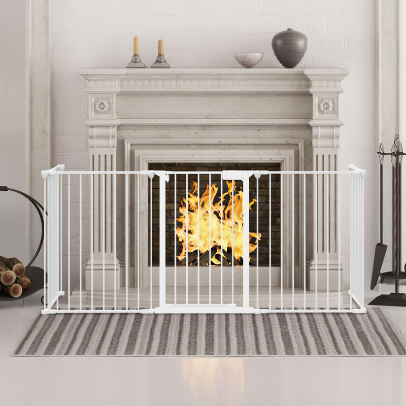 TolleTour Kaminschutzgitter Absperrgitter 5x Türschutzgitter Tierschutzgitter Weiß RL-HG9161-1-HESjhc
