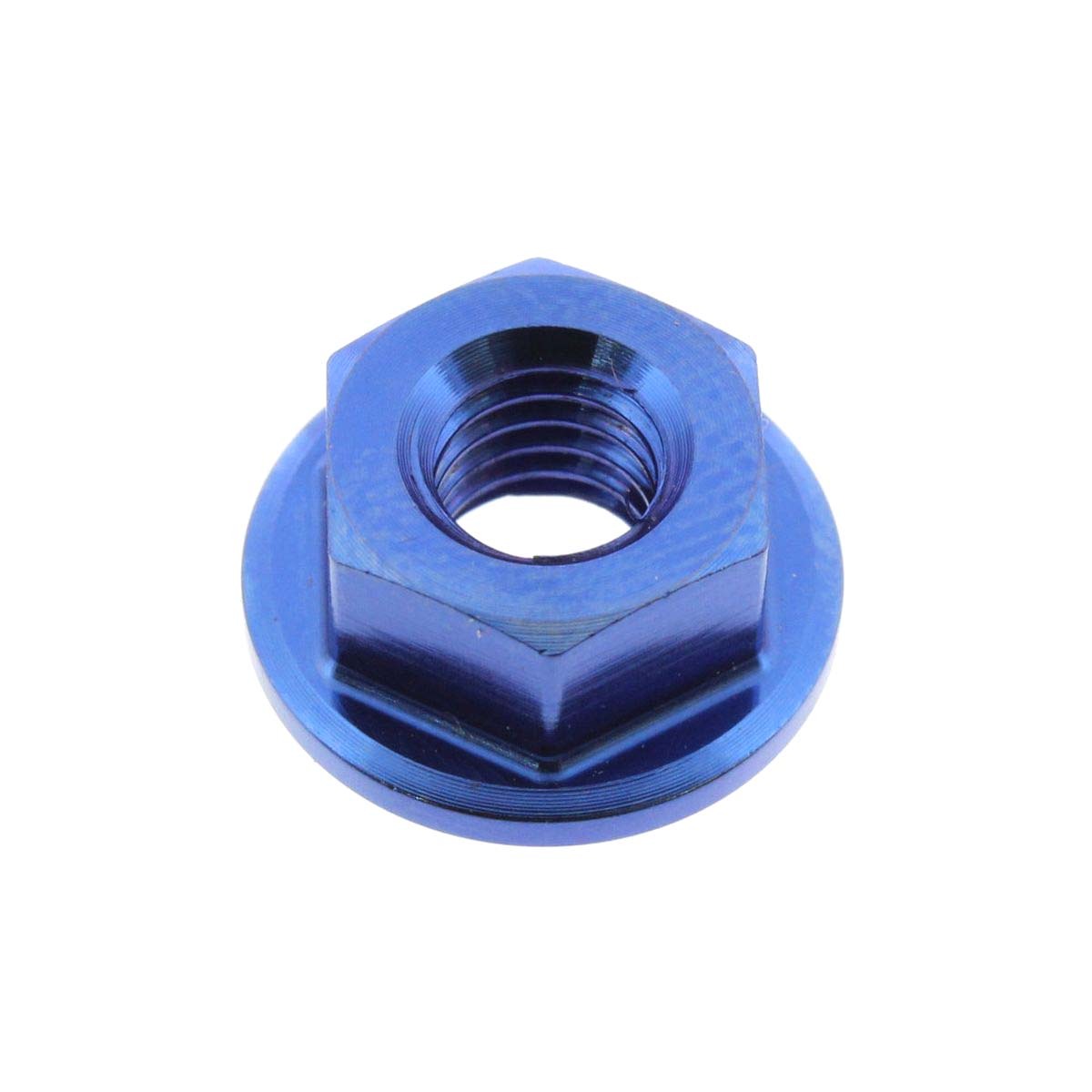 Bundmutter JMP linksgewinde M6x1,00mm Titan blau JMP-775.60.29