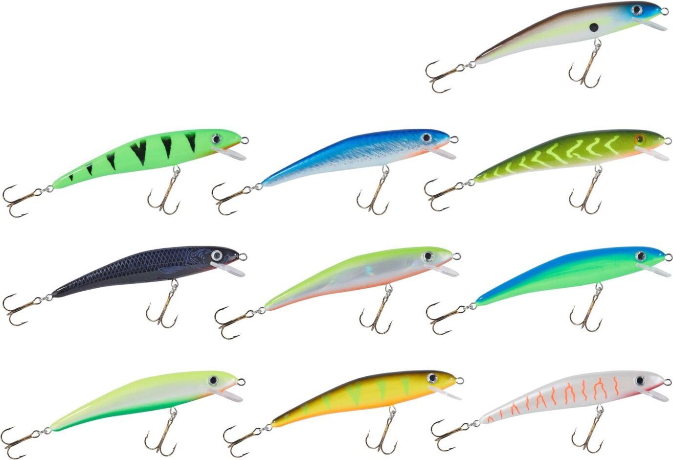 Balzer Matze Koch Wobbler UV Booster 5cm 4g Forellenwobbler, Farbe:Green Fire Tiger 13419501-aus