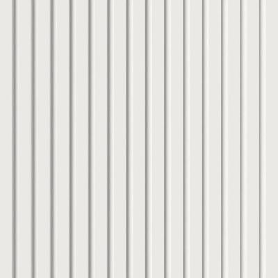 Fjordwall Akustikpaneel foliert weiß, weißer Filz 2400 x 600 x 19 mm