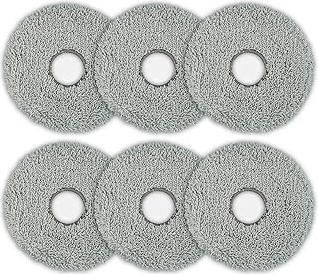 Akhan (6 Stück) X50 Ultra Ersatz-Wischpads für Dreame X50 Ultra/ X40 Ultra/ X30 Ultra/ L10s Ultra/ L10s Pro Gen 2/ L10s Pro Ultra/ L10s Plus/ L40 Ultra Mova P50 Ultra P50 Pro Ultra P10 Pro Ultra Saugroboter 174828868