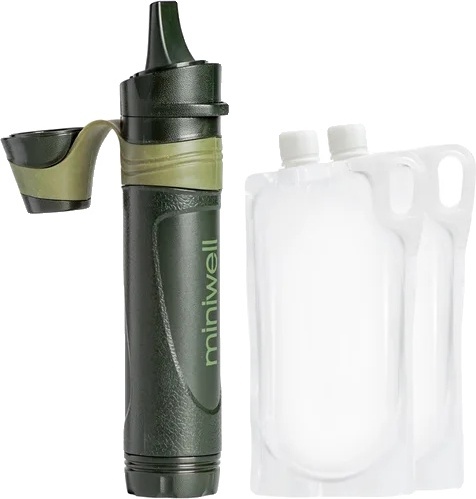 OEM Tragbarer Wasserfilter, Outdoor-Überlebensausrüstung, Campingausrüstung, Transparente Tasche 3988