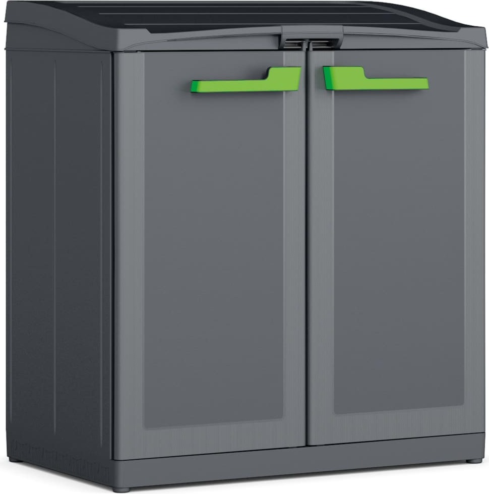 Keter Recycling-Schrank Moby Compact Recycling System Graphitgrau 9401.434772