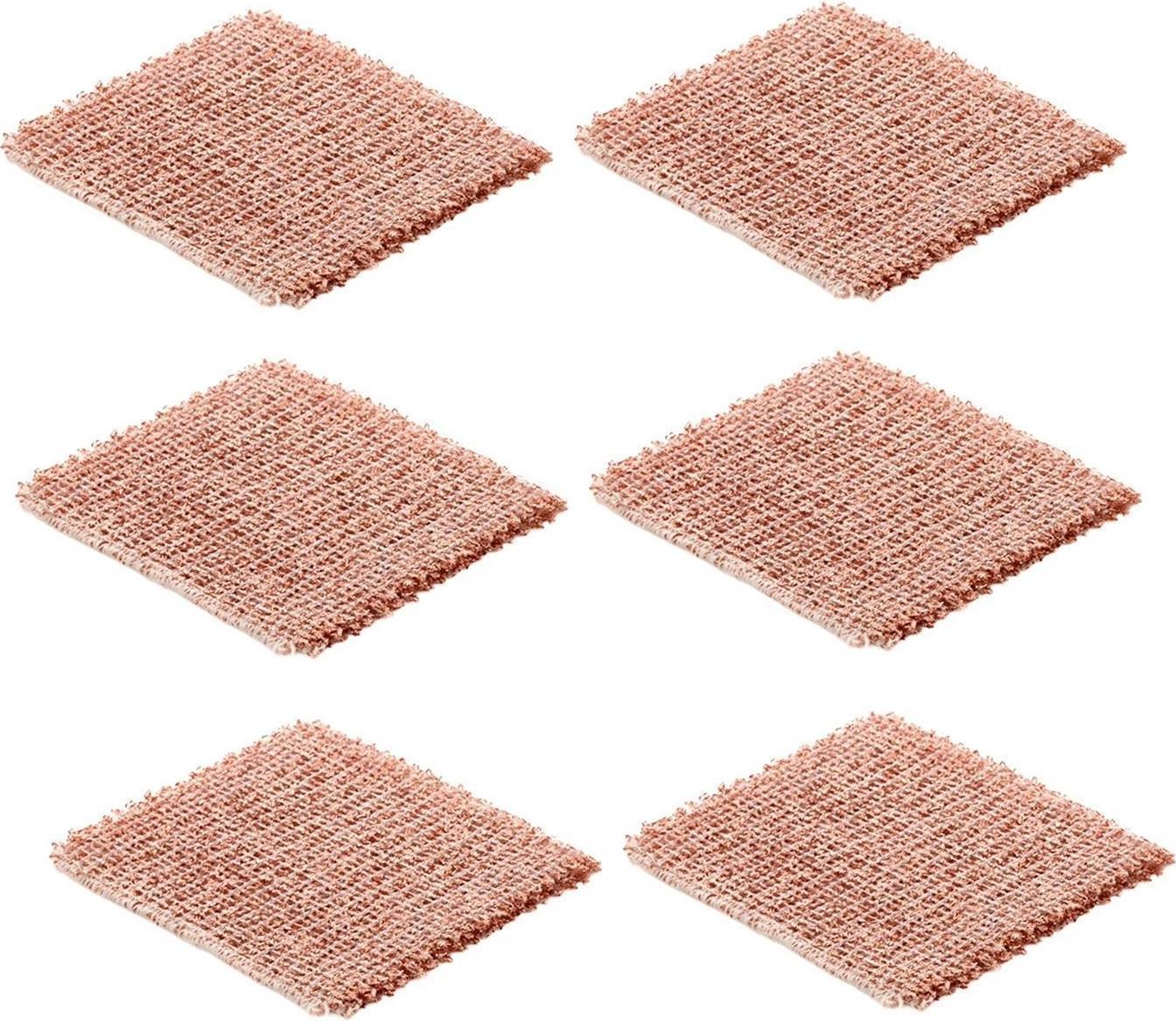 BAYLI 20er Pack Kupfertücher Topfreiniger Reinigung Kupfertuch Kupferlappen 15 x 15 cm 20er Set Kupfertuch 15 x 15 cm – Made in Germany