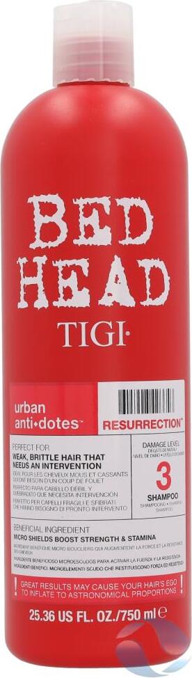 Tigi Bed Head Urban Antidotes Resurrection Szampon odbudowujący włosy, 750 ml