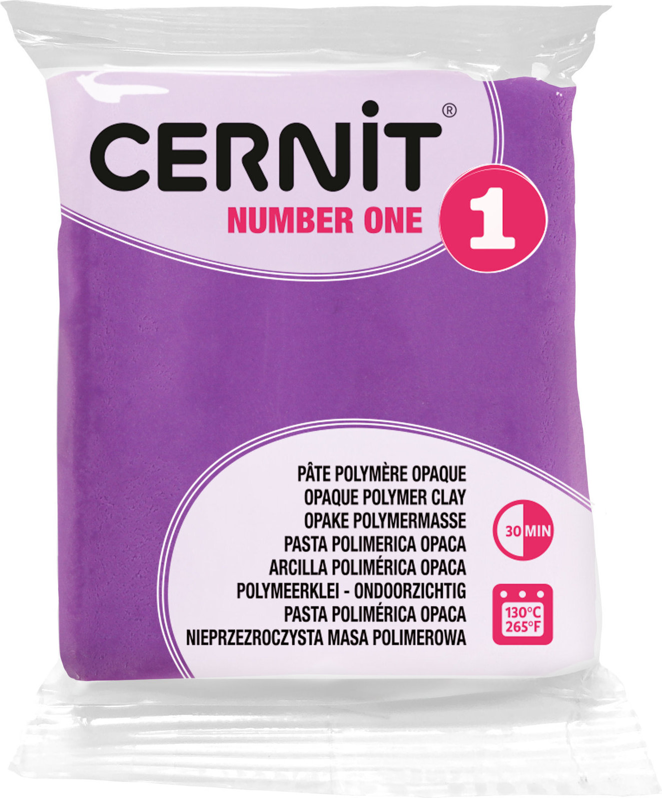 Cernit Polymer Clay N°1 Polymer-Ton Mauve 56 g CE0900056941C