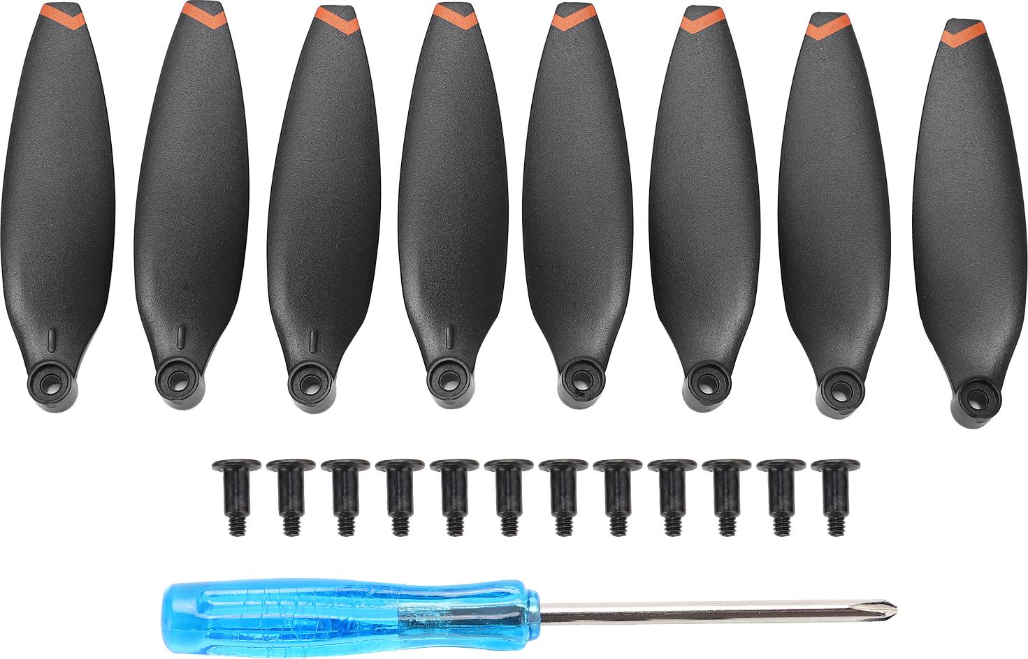 Eliche Colorate Per Drone DJI Neo - 8 Pale Silenziose In Nero Con Kit Di Montaggio
