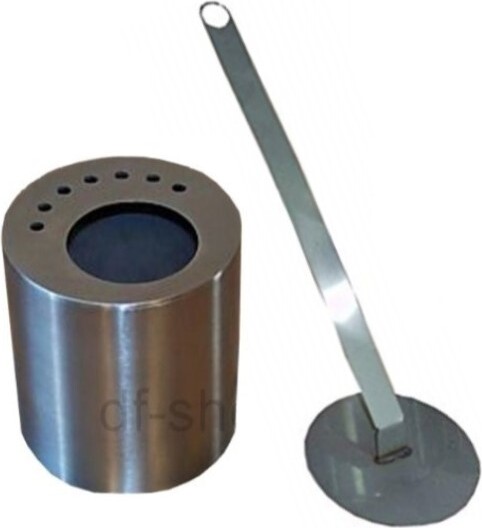 Kaminbau Mierzwa 1 Edelstahl Dose 0,5 mit Sparplatte & Flammenlöscher 10166