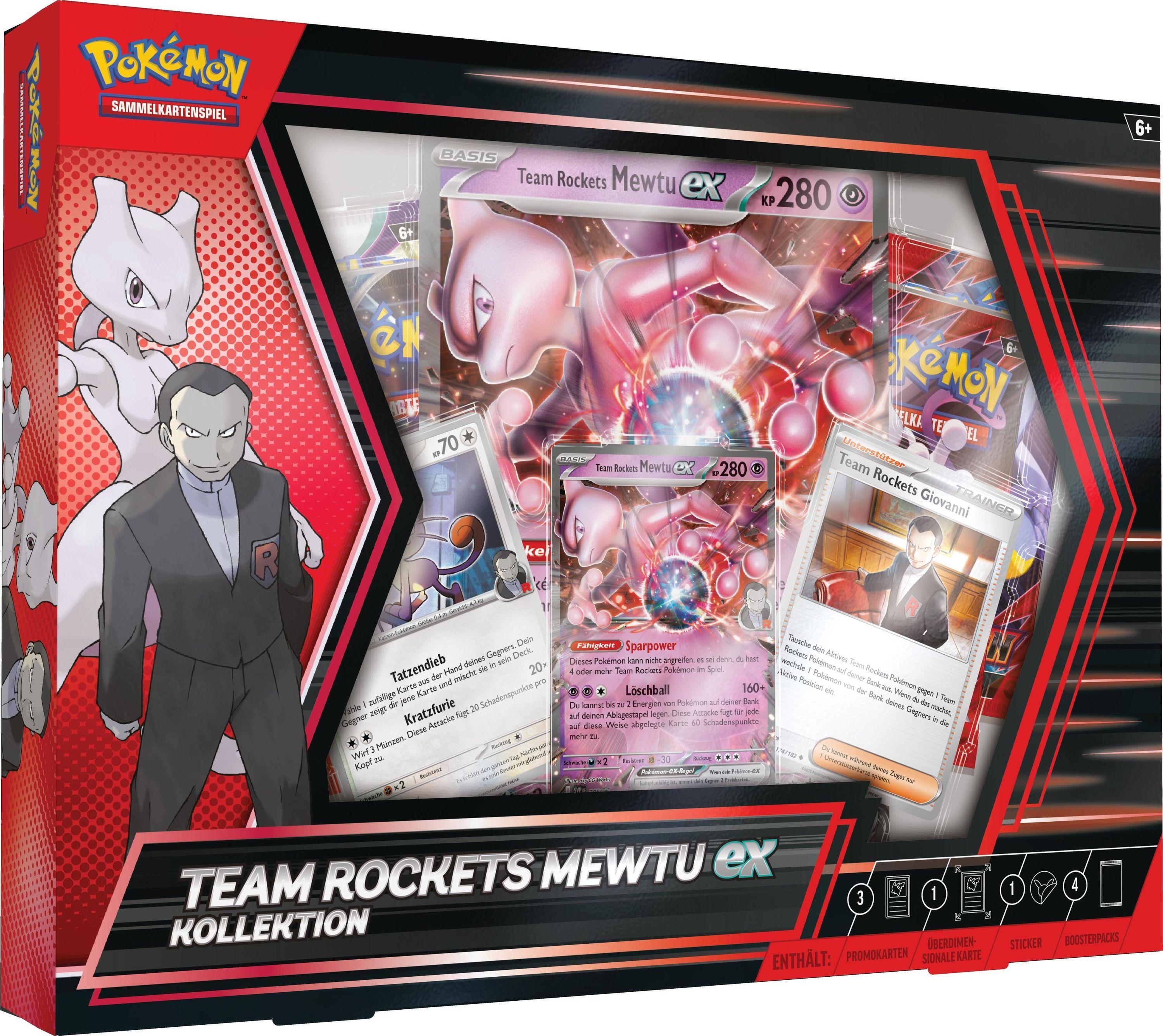 Nintendo Pokémon-TCG: Team Rockets Mewtu-ex Kollektion 41094