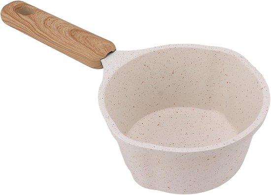 OEM Kleine Non-Stick Sauspan - Weisses Melkpannetje Mit Flachem Boden - Multifunktionale Pfannen für Braten 2026