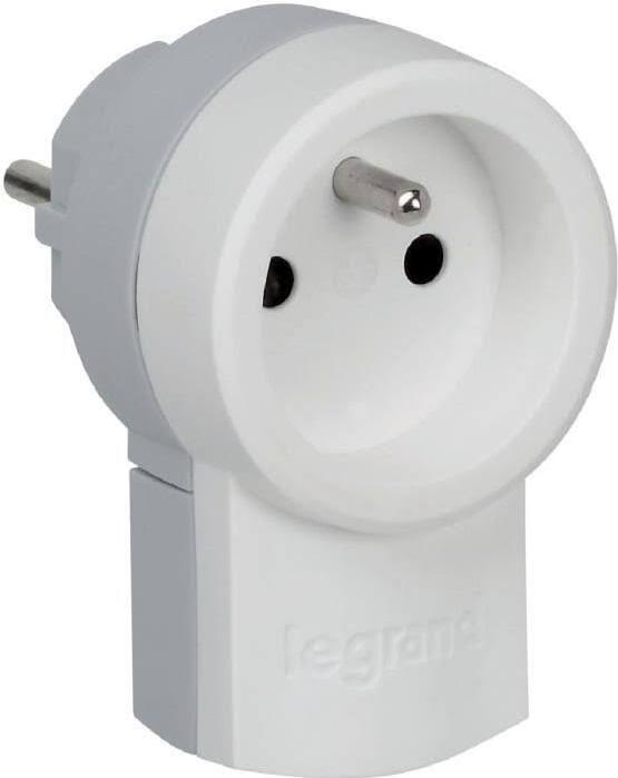 Legrand 050461 - Doppelfunktionsstecker - 250 V - 16A mit 2P+T 16A - weiß