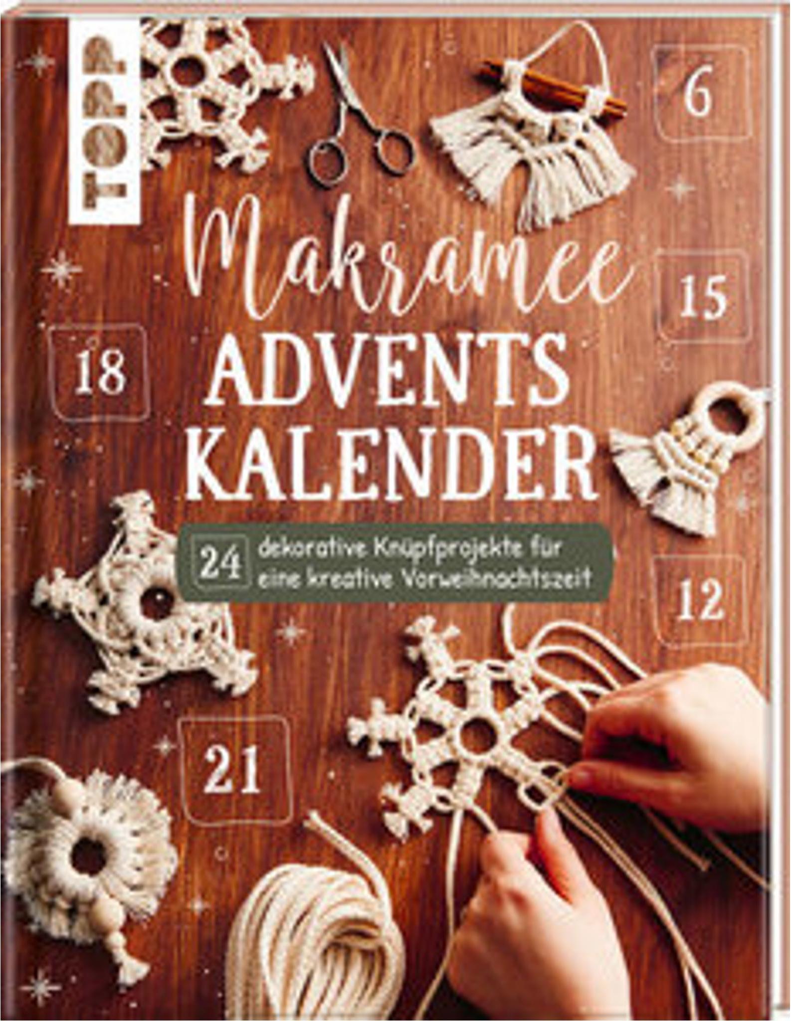 Macramé adventný kalendár