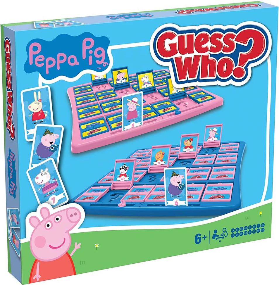Winning Moves Ratet mal, wer? Peppa Pig Mehrsprachiges Brettspiel WM05293-ML1-6