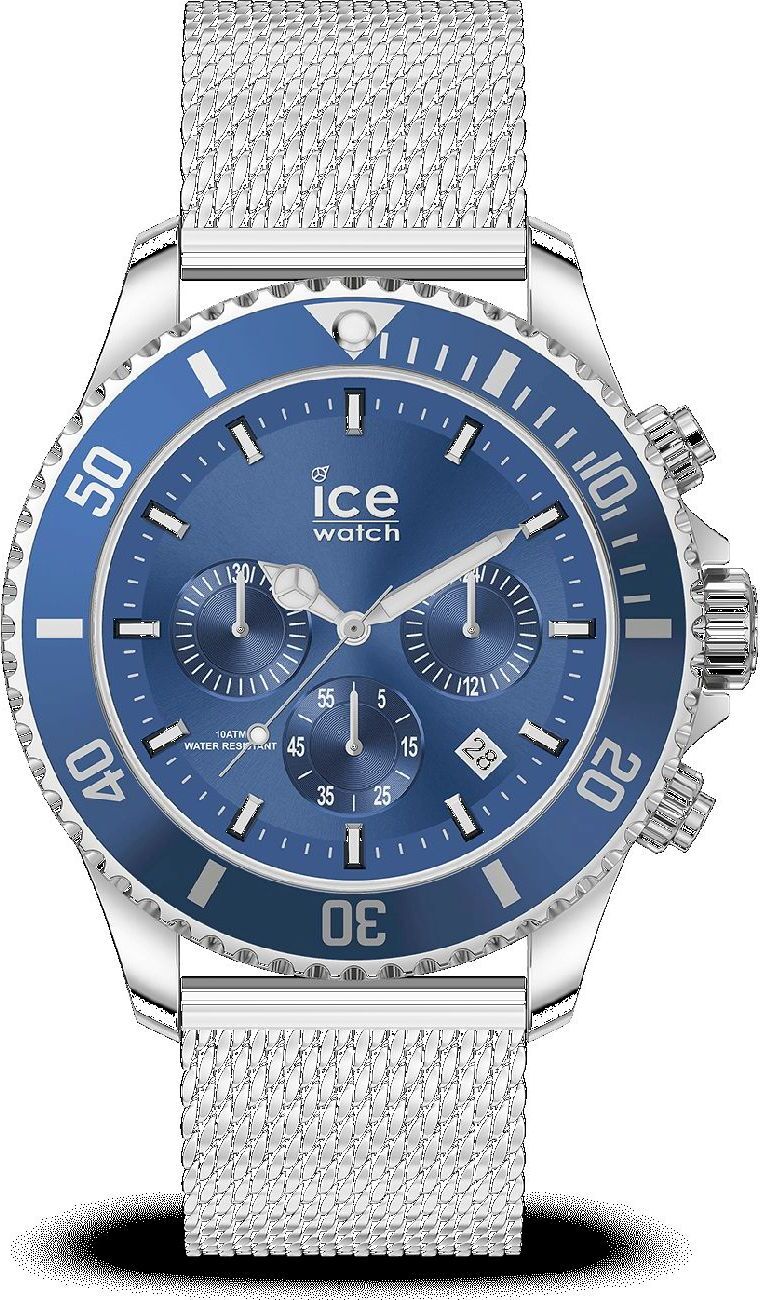 Hodinky Ice-Watch Ice Steel Mesh Blue Chrono