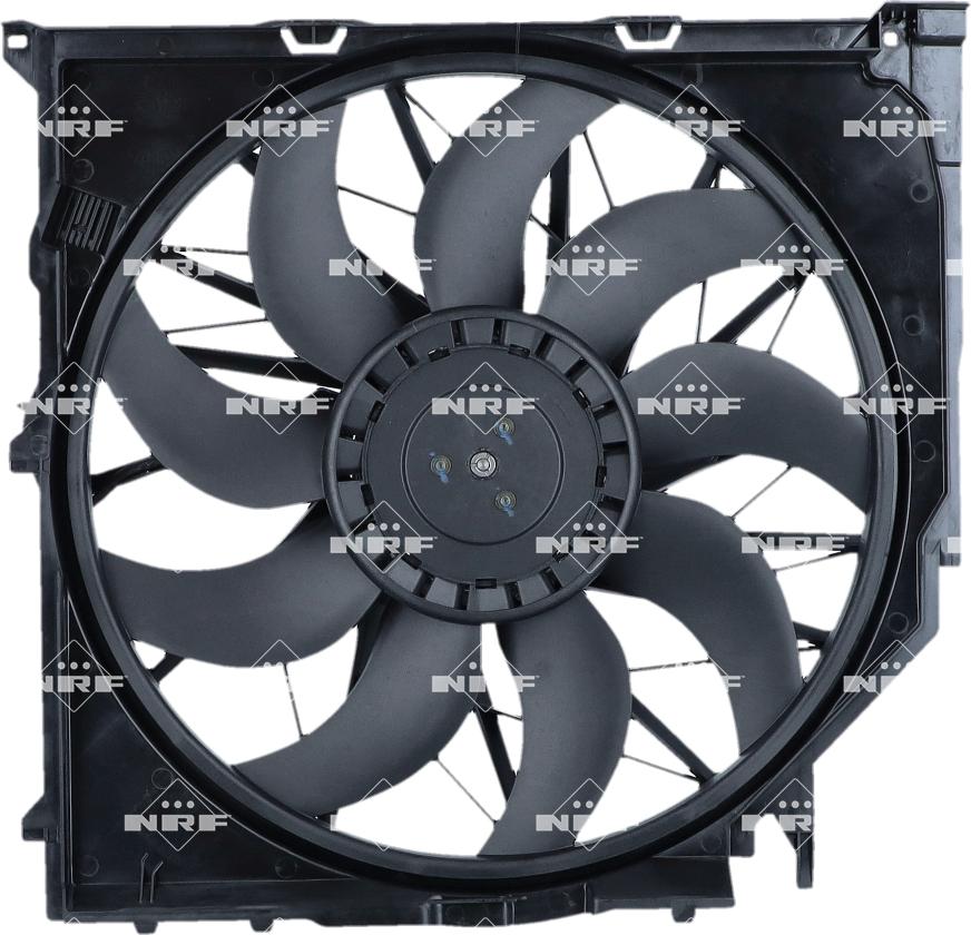 NRF 47672 Lüfter Motorkühlung Kühlerlüfter für BMW X3 (E83) Wasserkühler