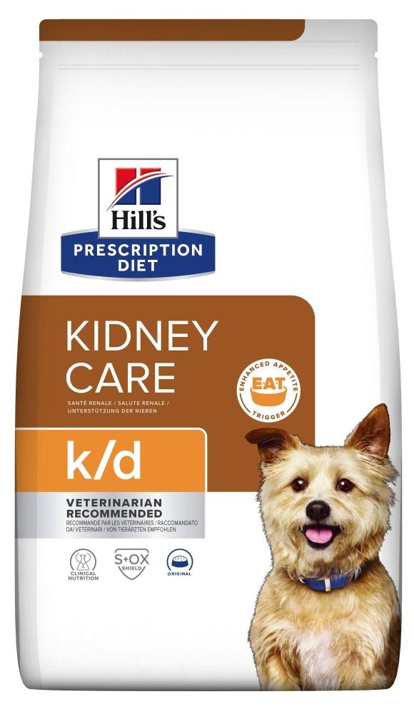 Hills Trockenfutter für ausgewachsene Hunde, verschreibungspflichtige Diäten K/D Kidney - Hill's 606153