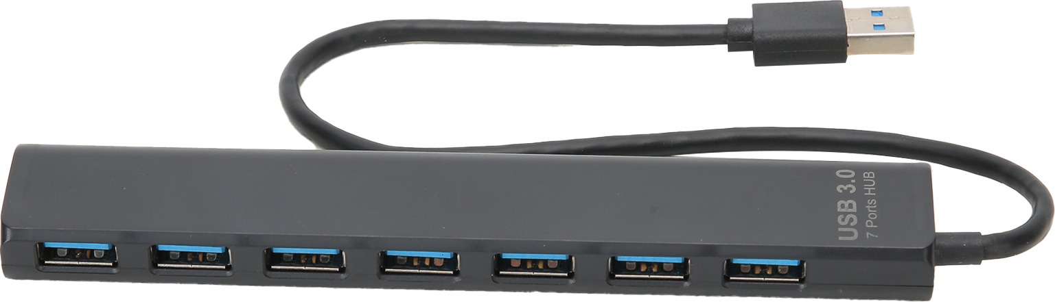 Rozbočovač USB 3.0,Rozbočovač 7 v 1,Rozbočovač 7 portov,Rozbočovač 5 GB,Sieťový adaptér,Rozbočovač