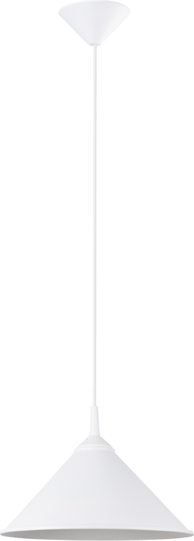 Pendelleuchte ZUMA Weiß 1xE27 15W Stahl 76x30x30cm Sollux Lighting