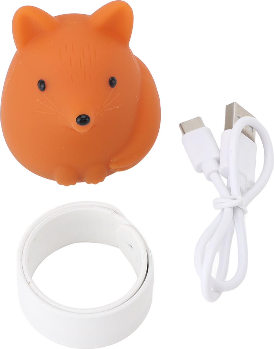 Nočné svetlo na zápästie Mini Silikónová roztomilá novinka Zvieracie USB dobíjacie dotykové lampy Spálňa Spálňa Dekor