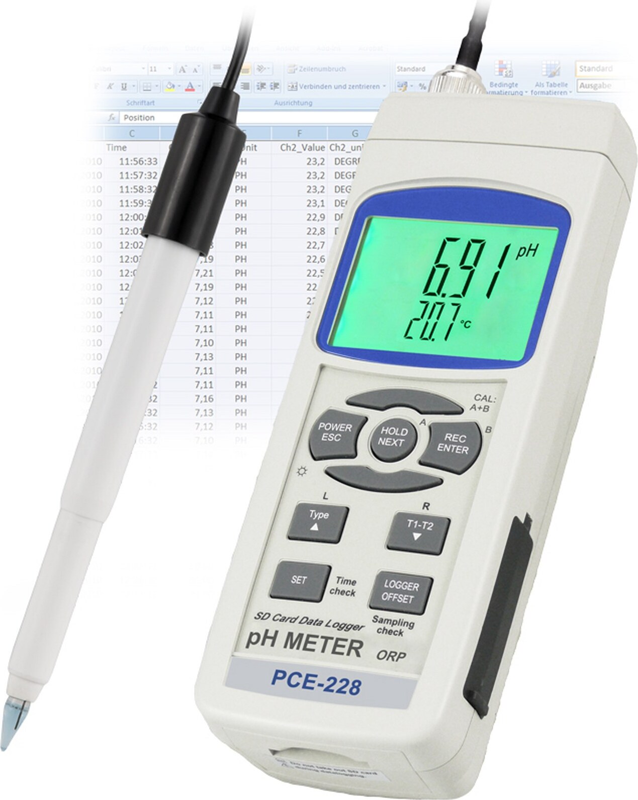 PCE Instruments pH-Meter PCE-228S