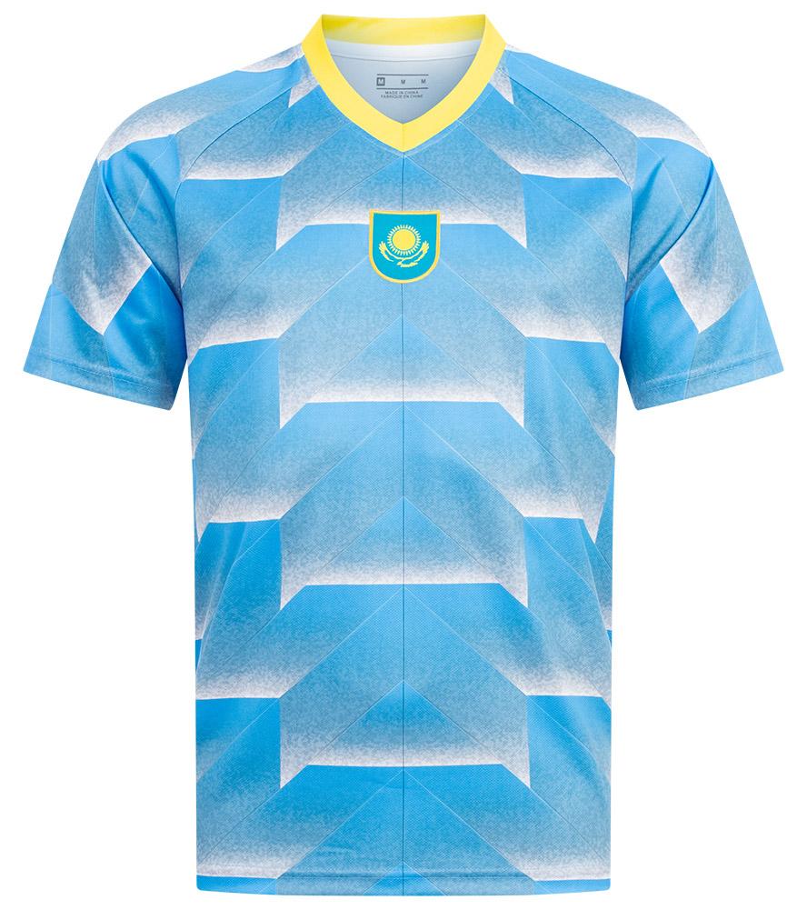 2XL JLX-387|Kasachstan "Retro History" JELEX Herren Trikot