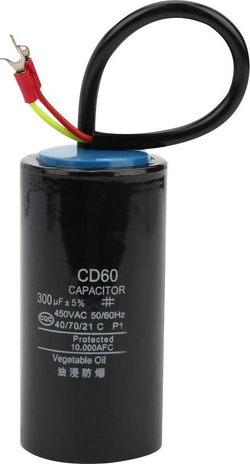 TWO TREES CD60 Startkondensator 450V 300µF – Film Motor Startkondensator 50x100mm für Pumpen und Motoren