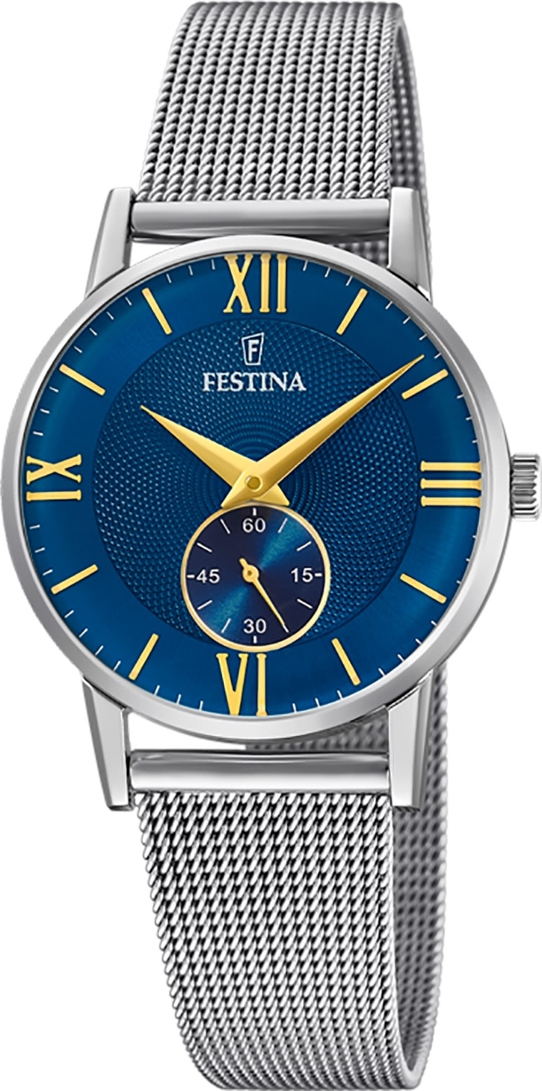 Festina dámske náramkové hodinky z nehrdzavejúcej ocele strieborné ležérne D2UF20572/3