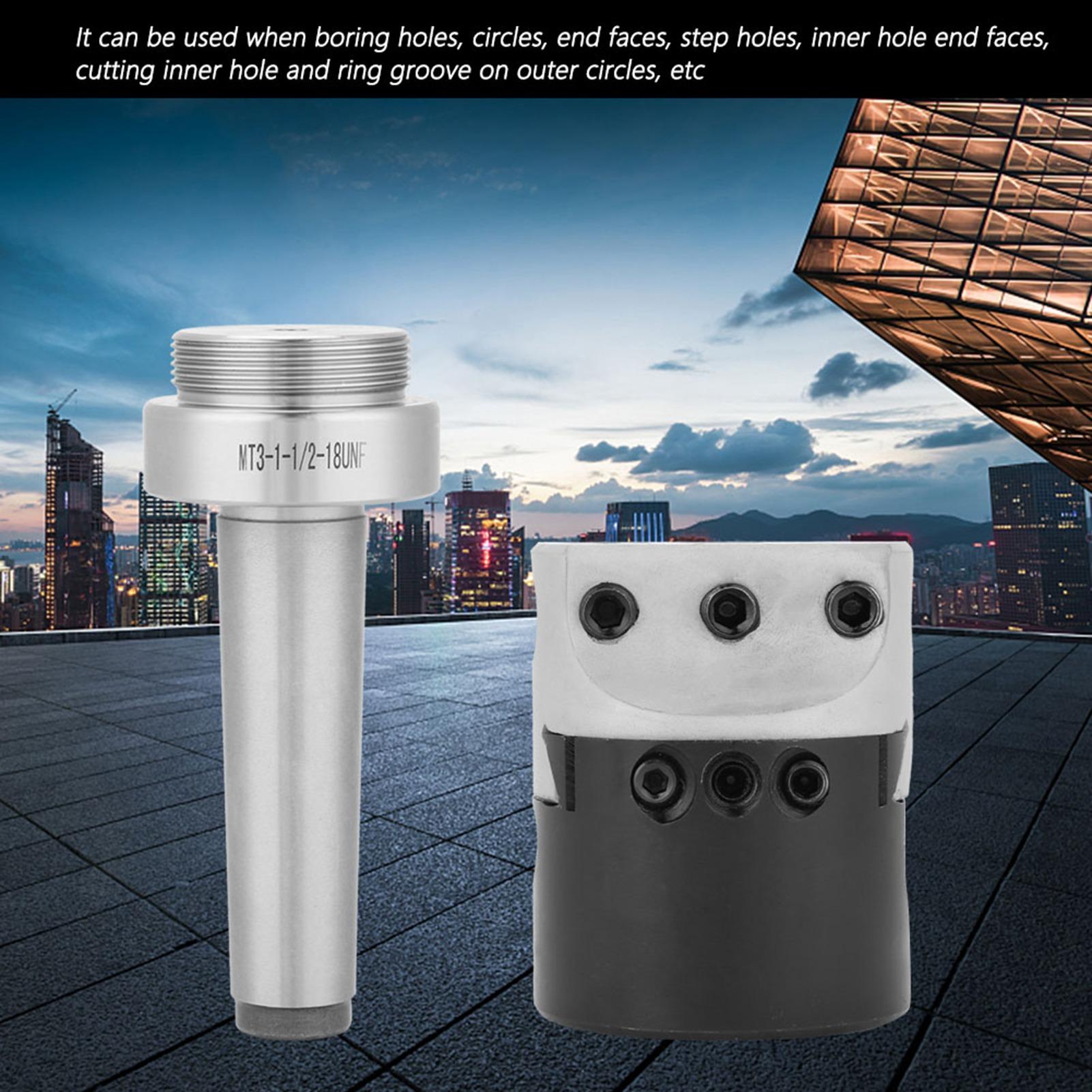 MT3 M12 Kuželové upínacie skľučovadlo Frézovanie Arbor Adaptér 2Inch sústruh vyvrtávacia hlava