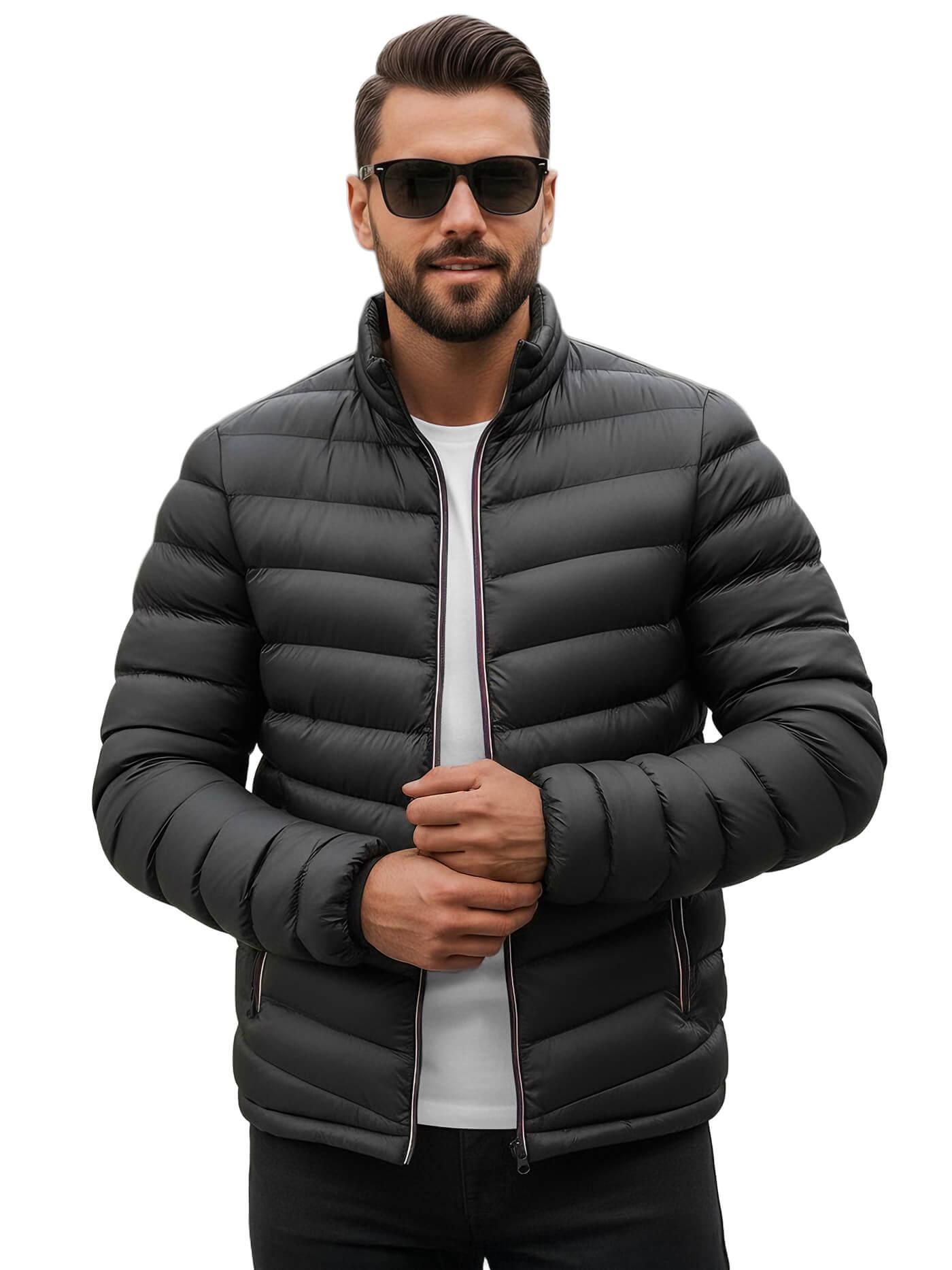 Herren Jacke Schwarz OZONEE JS/SM71Z M