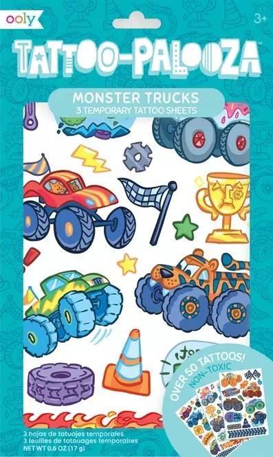 Ooly Tattoo Palooza Temporäre Tattoos Monster Truck 02.176-015