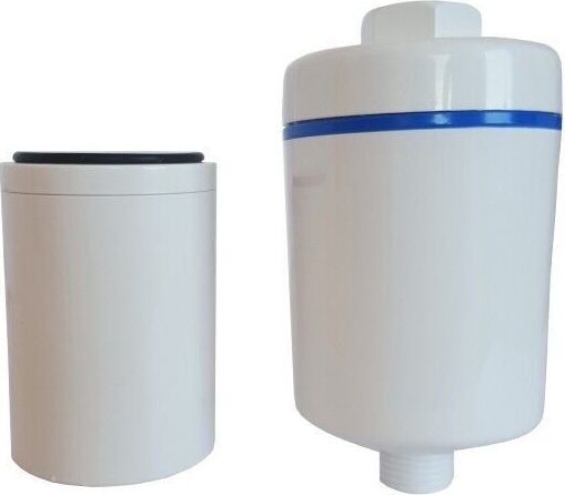 WasserWelt 1 Duschfilter + 1 Wechselfilter Kalkfilter Allergie Reisefilter Chlor Rost WW-75 GPD