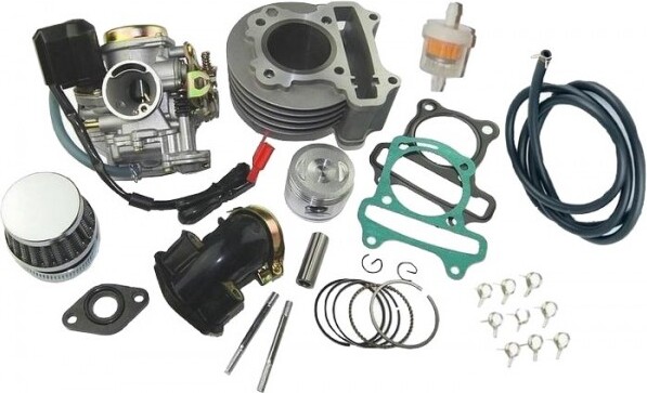Untimero 80ccm Racing Zylinder KIT Set VERGASER Satz für SYM MIO 50 Zylinderkit Zylinderkit Zylinderkit