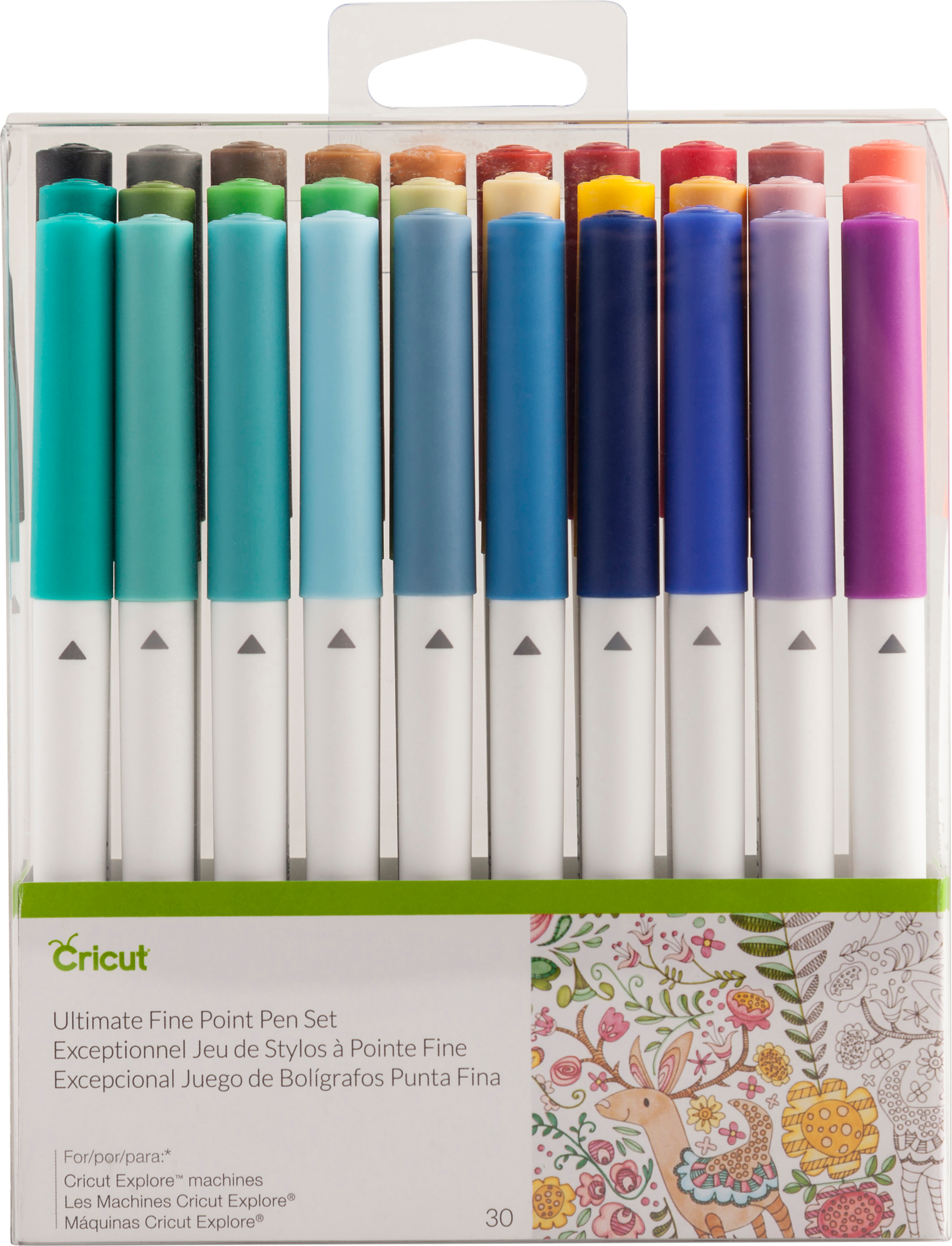 Cricut Color Multi Variety Pen Set Black Zeichenstifte 