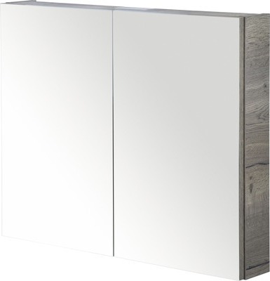 Spiegelschrank Sanox 80 x 13 x 65 cm tabacco 2-türig 84400239