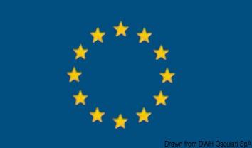 Flagge Europe 30 x 45 cm Osculati 35.461.02