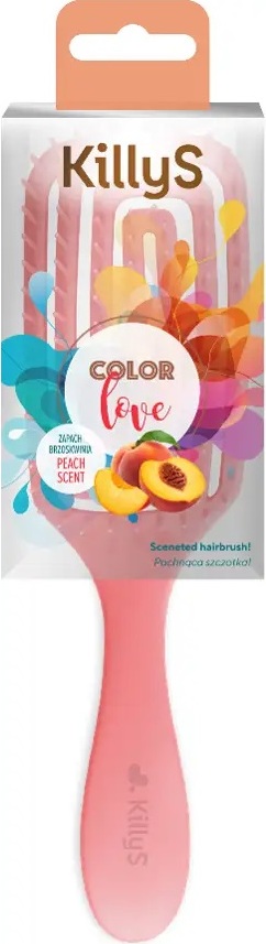 Killys Color Love Hair Brush In Peach