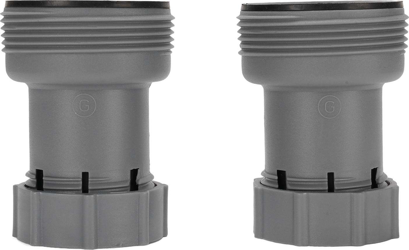 Gistuch 2 Stück Poolschlauchadapter 1,5 Zoll auf 1,25 Umwandlung für Up-Boden-Filterpumpe