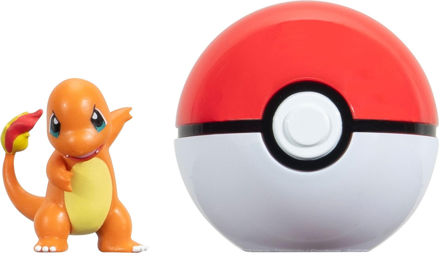 Jazwares Pokémon Clip´n´go Pokébälle Glumanda 1 Und Pokéball One Size 110