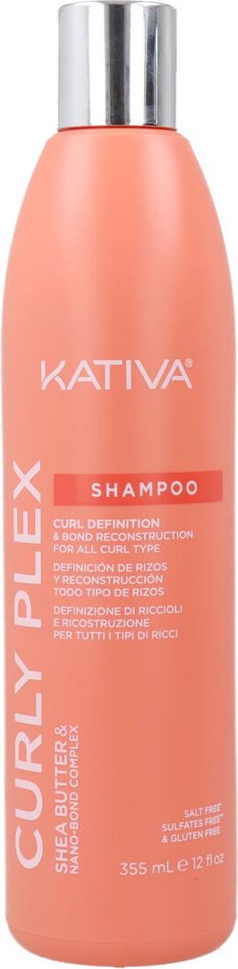 Lockenhaarshampoo Kativa Curly Plex 355 ml