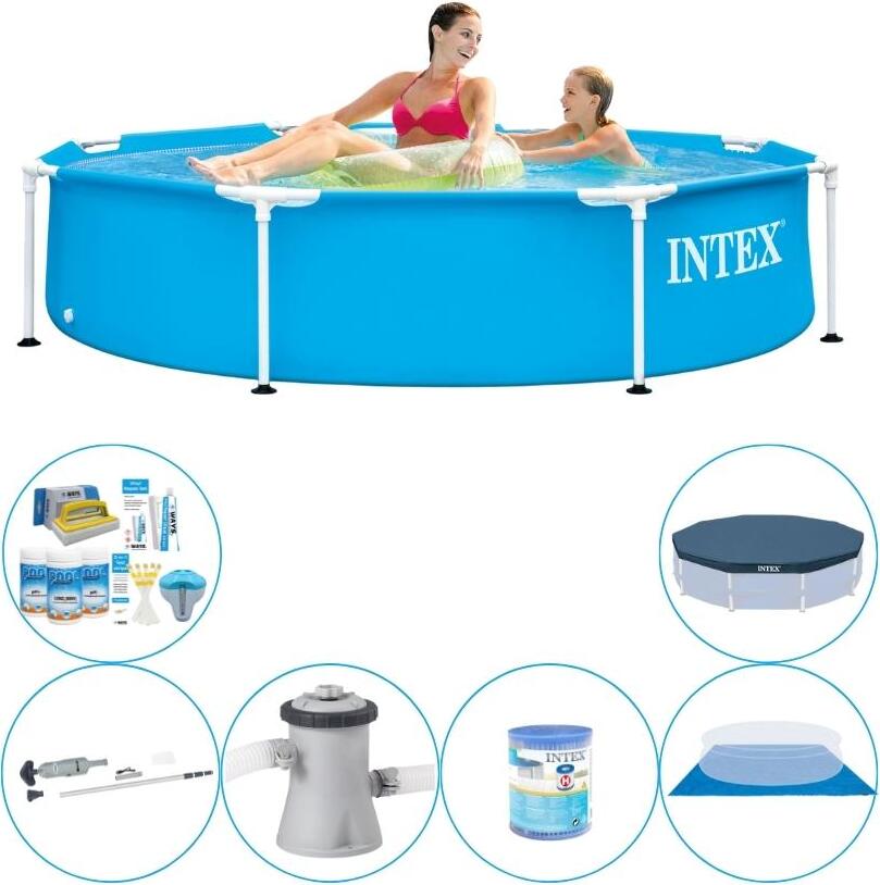 Intex Kovový rám 244x51 cm Round - Bazén vrátane príslušenstva