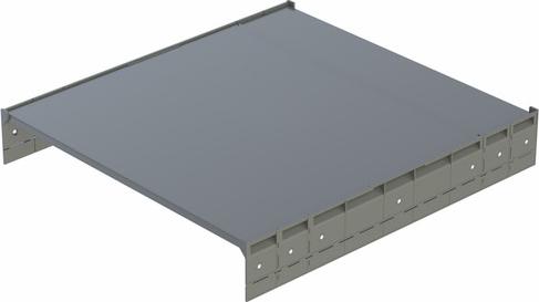 Naber WESCO® Pullboy Versa Gesamtdeckel, Zubehör, 600 mm, oriongrau 8011719